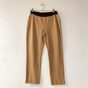 Il Lanificio Viscose Pull On Pants in Brown Size 42